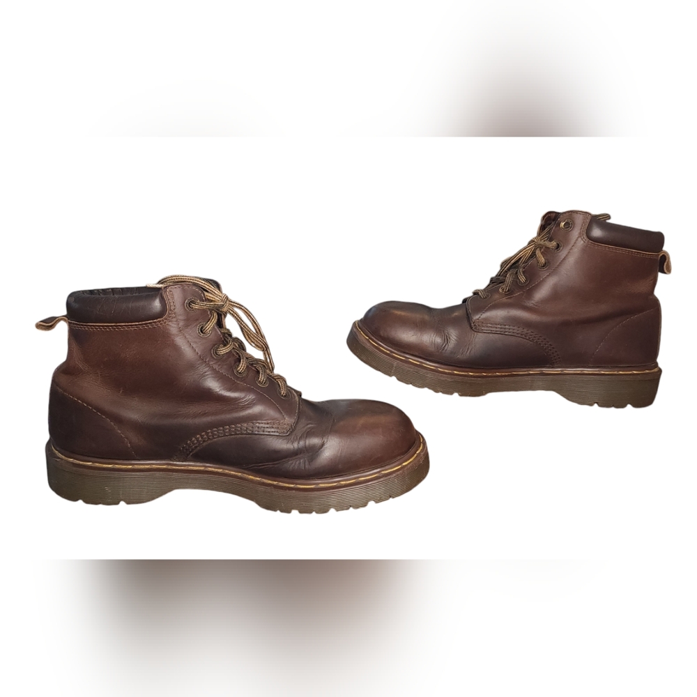 Dr Martens Vintage Brown Amphibious Boots Made in England Men's Size 12 - Picture 5 of 8